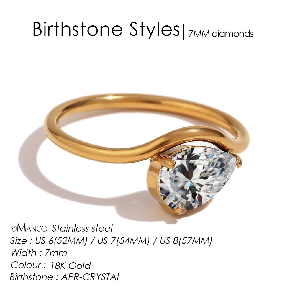 Teardrop Ring