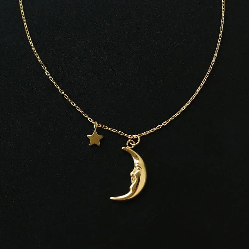 Moon Pendant Necklace
