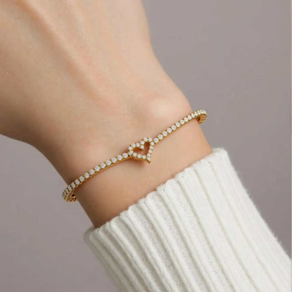 Chunky Heart Bracelet