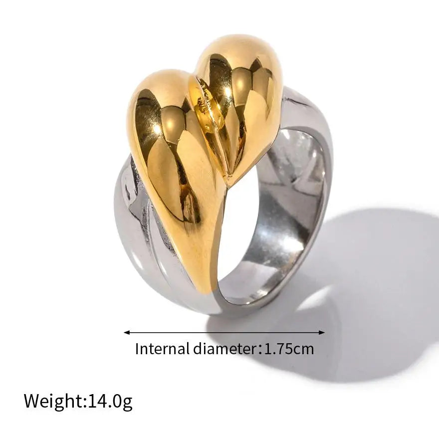 Chunky Gold Statement Ring