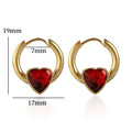 Heart Hoop Earrings