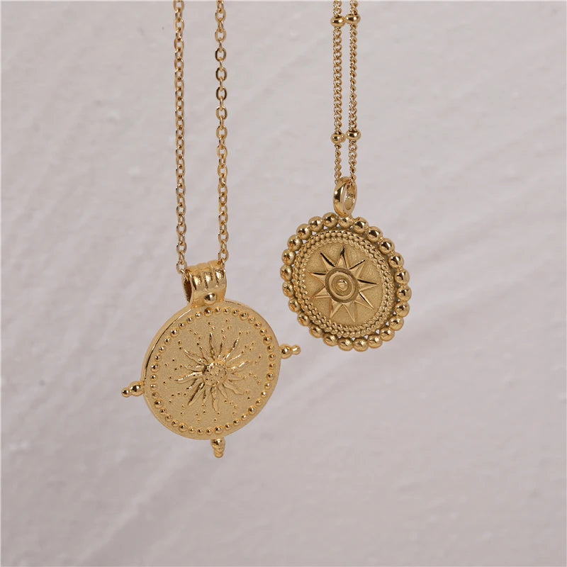 Sun Pendant Necklace