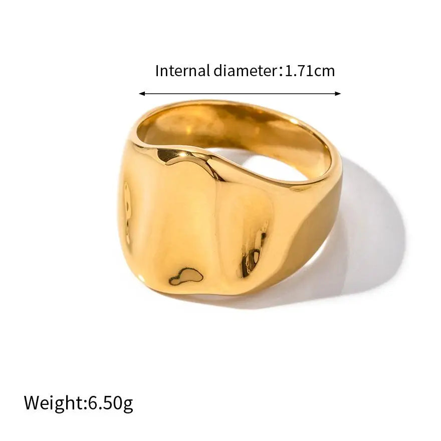 Chunky Gold Statement Ring