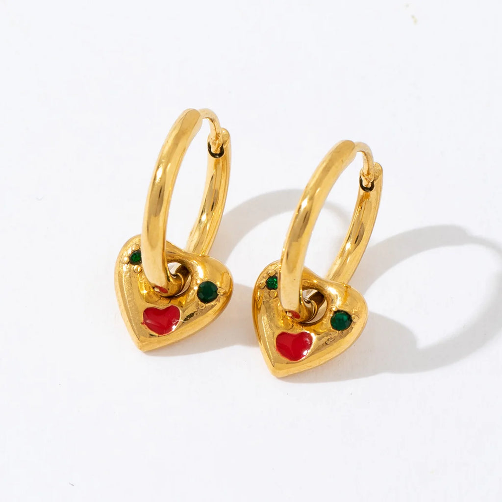 Heard Dangle Earring