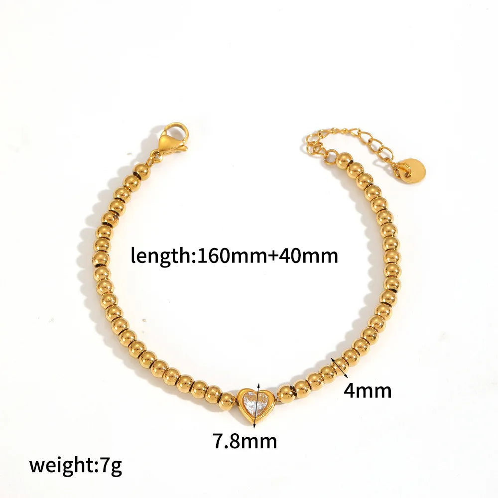 Chunky Heart Bracelet