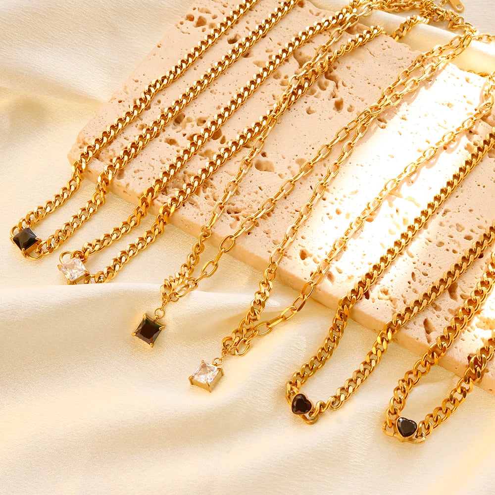 Chain Necklace & Bracelet