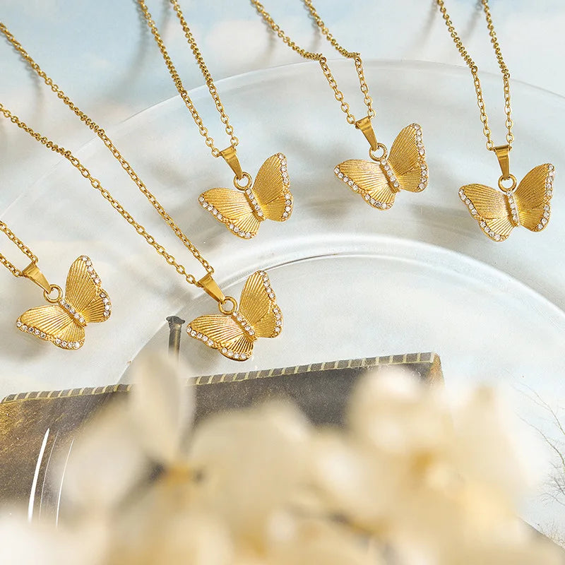 Butterfly Pendant Necklace