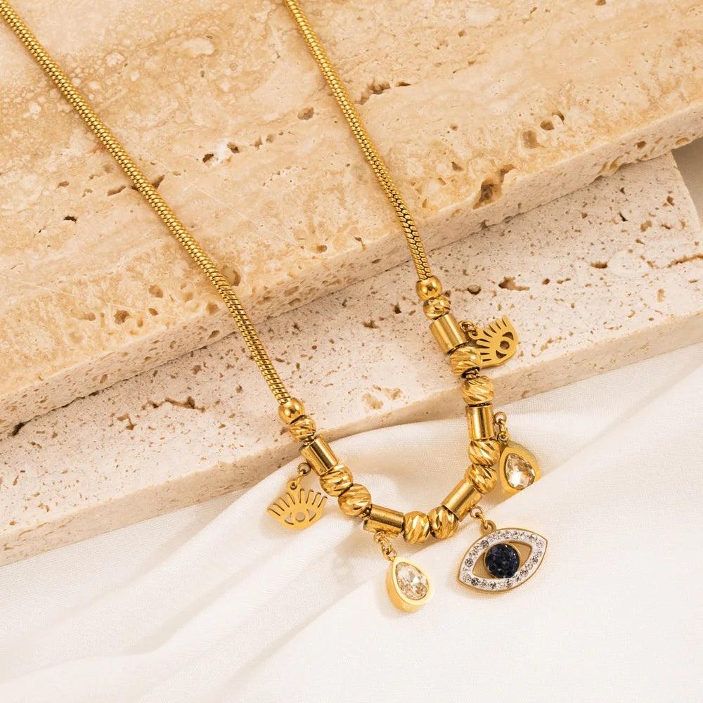 Chunky Charm Necklace