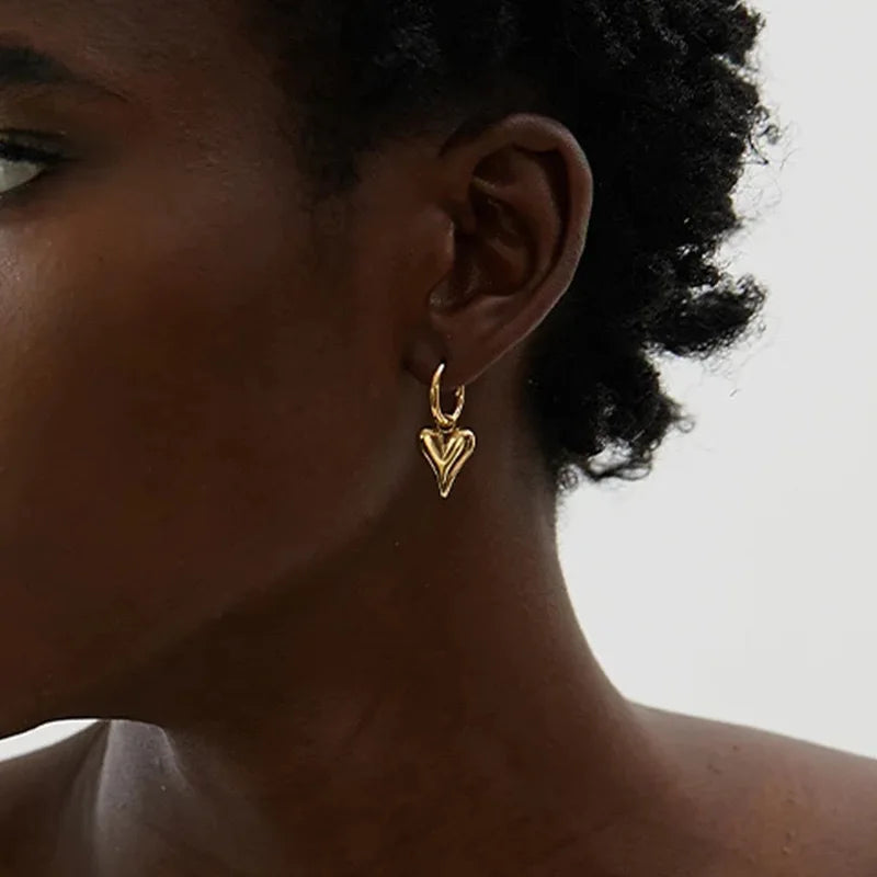 Puffy Heart Earrings