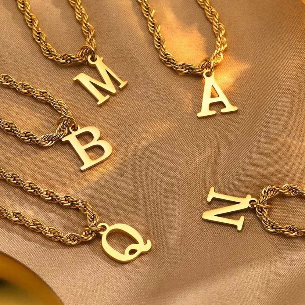 Sofia Initial Pendant Necklace