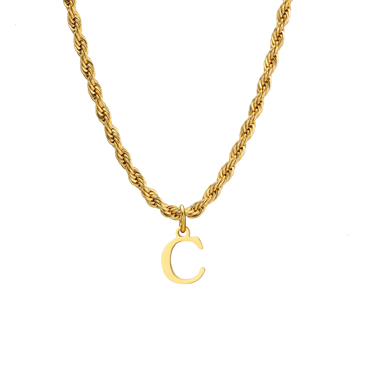 Sofia Initial Pendant Necklace