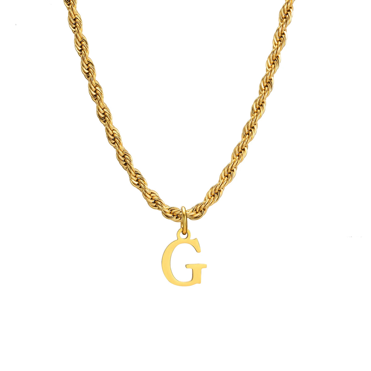 Sofia Initial Pendant Necklace