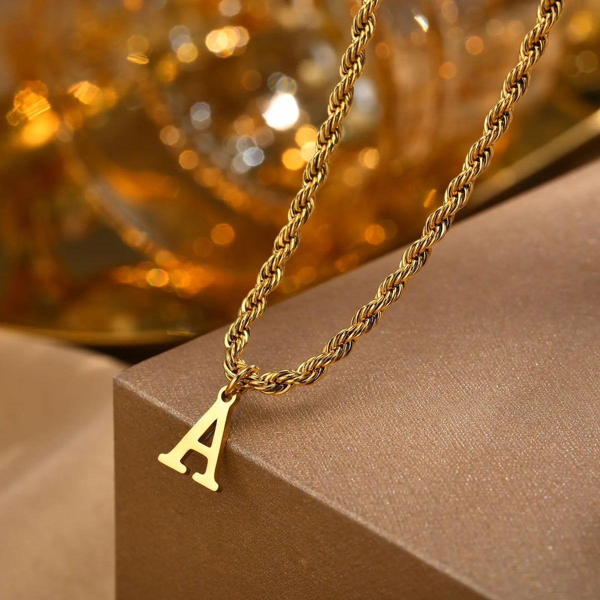 Sofia Initial Pendant Necklace
