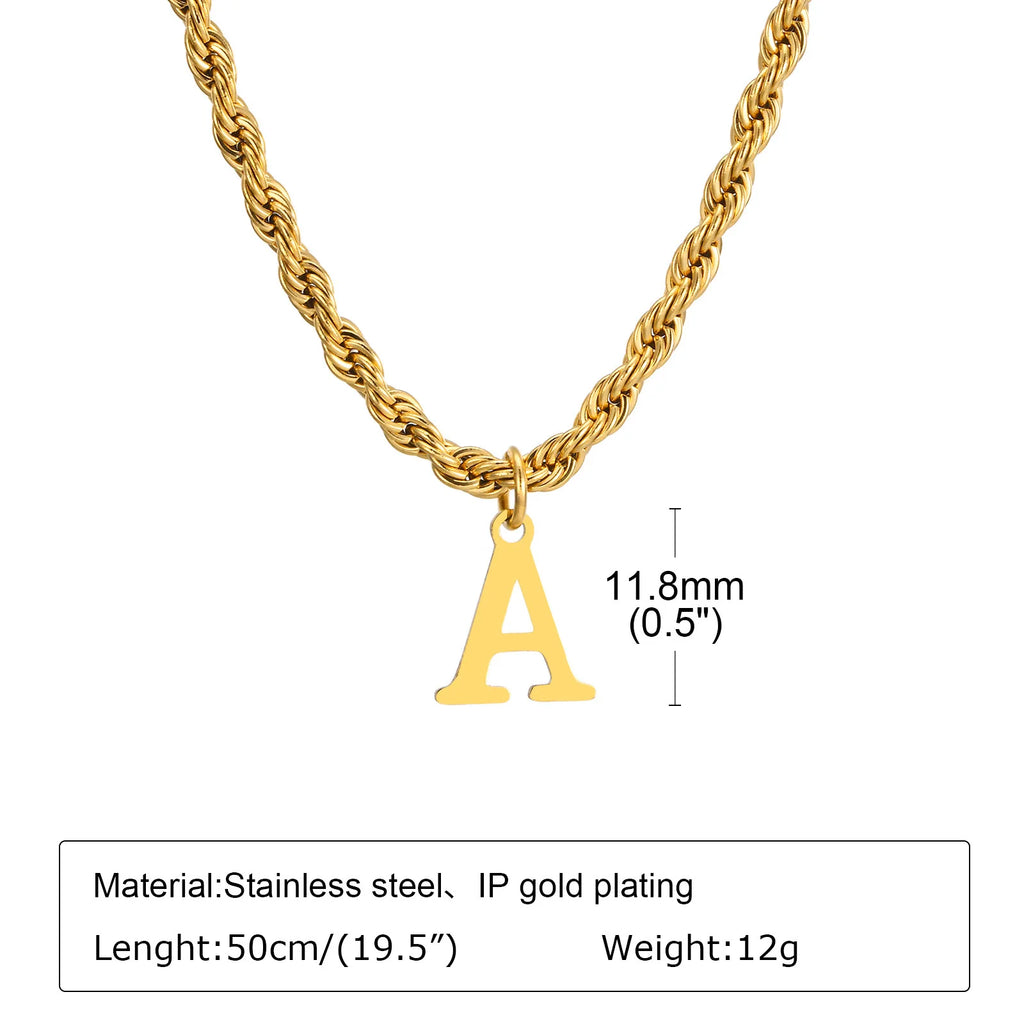 Sofia Initial Pendant Necklace