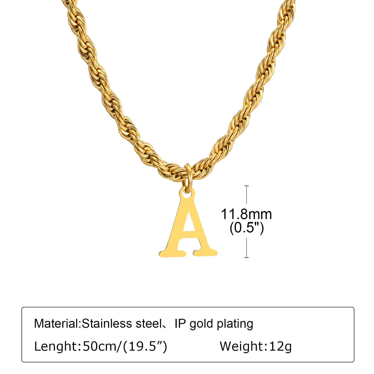 Sofia Initial Pendant Necklace