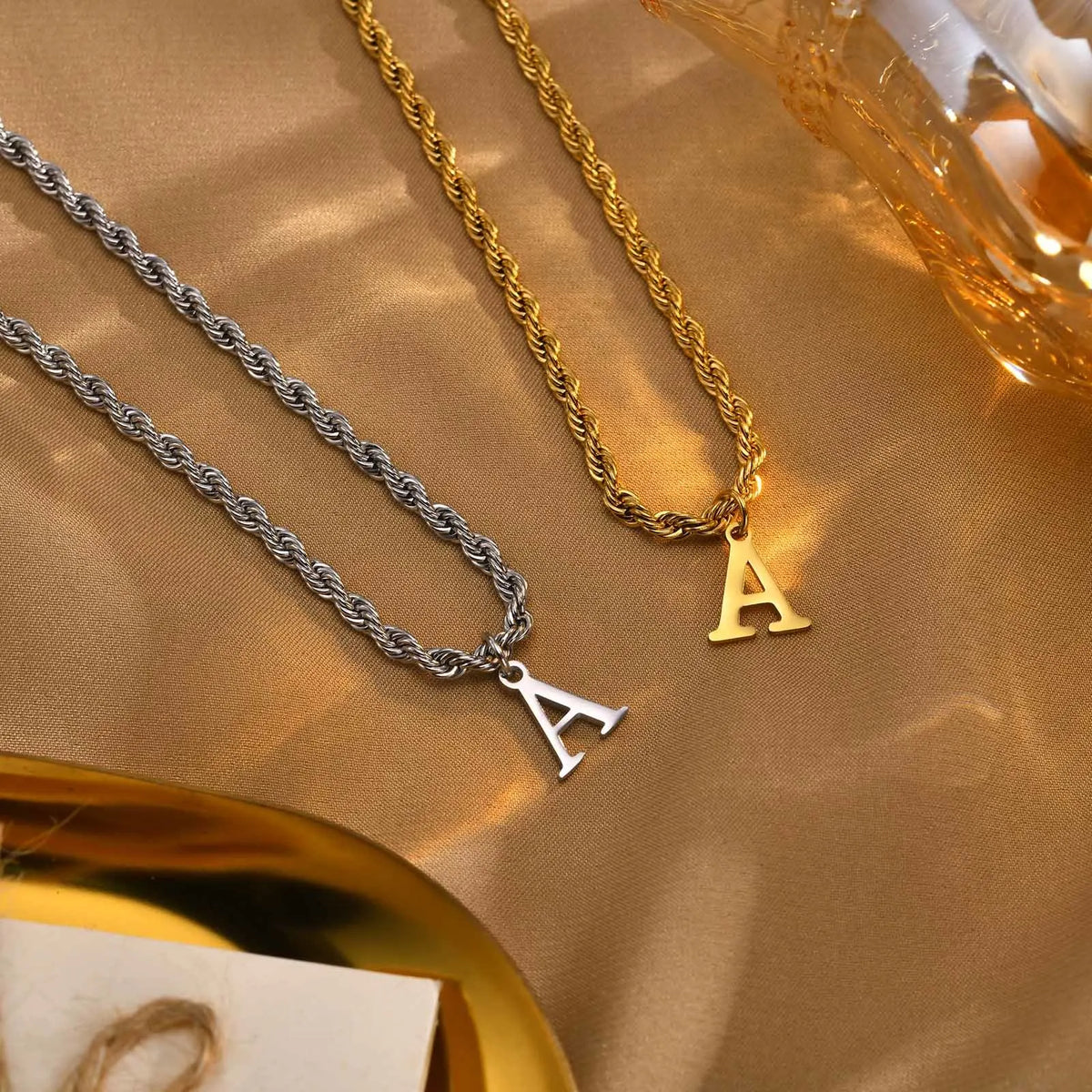 Sofia Initial Pendant Necklace